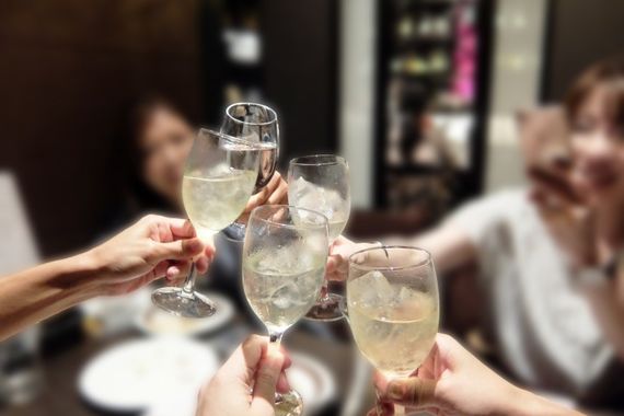 みんなで乾杯